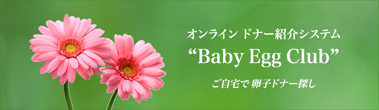 オンライン ドナー紹介システム“Baby Egg Club”